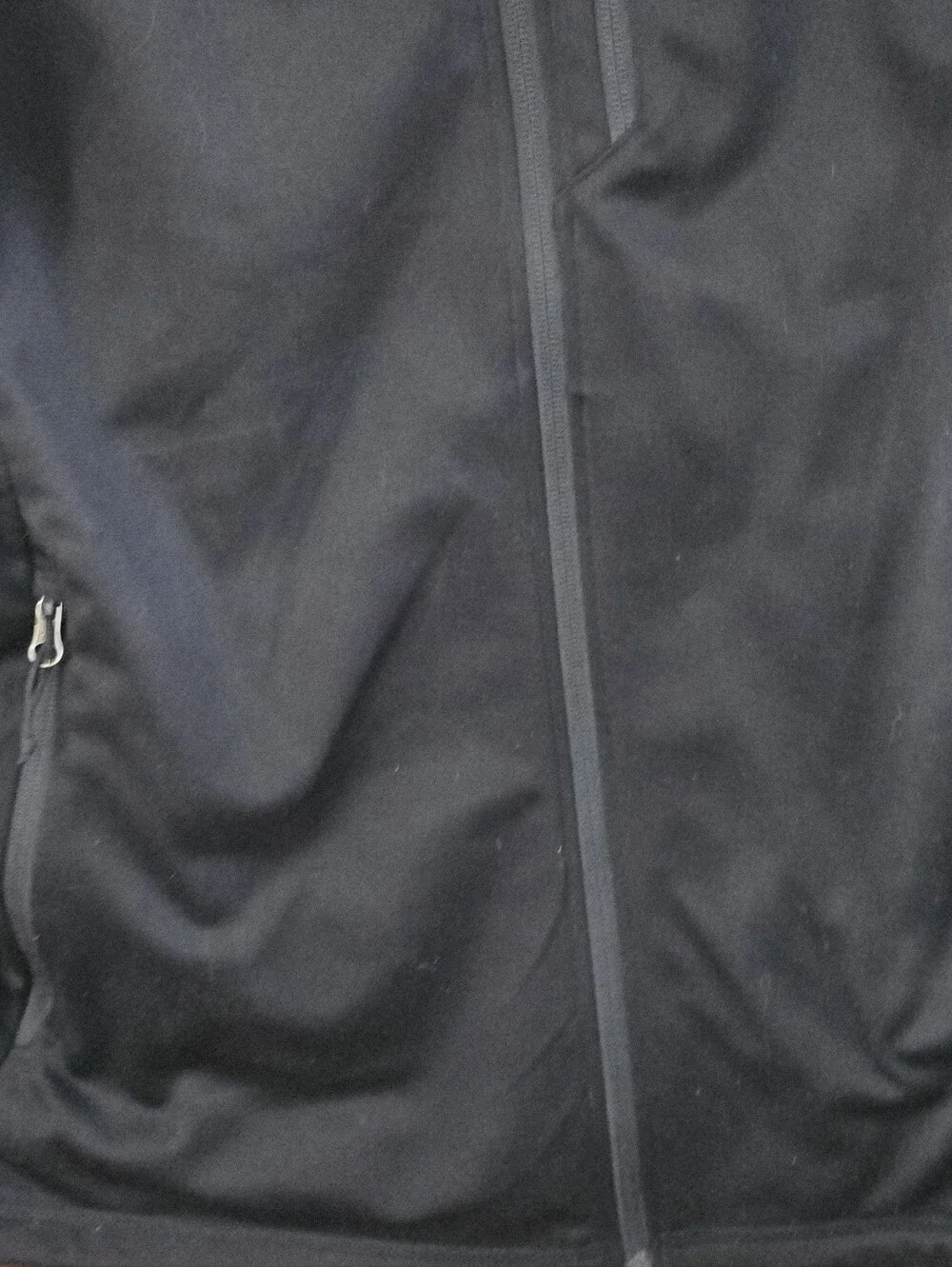 North Face Men’s Lightweight Black Fleece Jacket Size XL